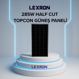 Lexron 285W Half-Cut Topcon Mono Güneş Paneli - Karavan Özel Üretim Lexron 285W Half-Cut Topcon Mono Güneş Paneli - Karavan Özel Üretim
